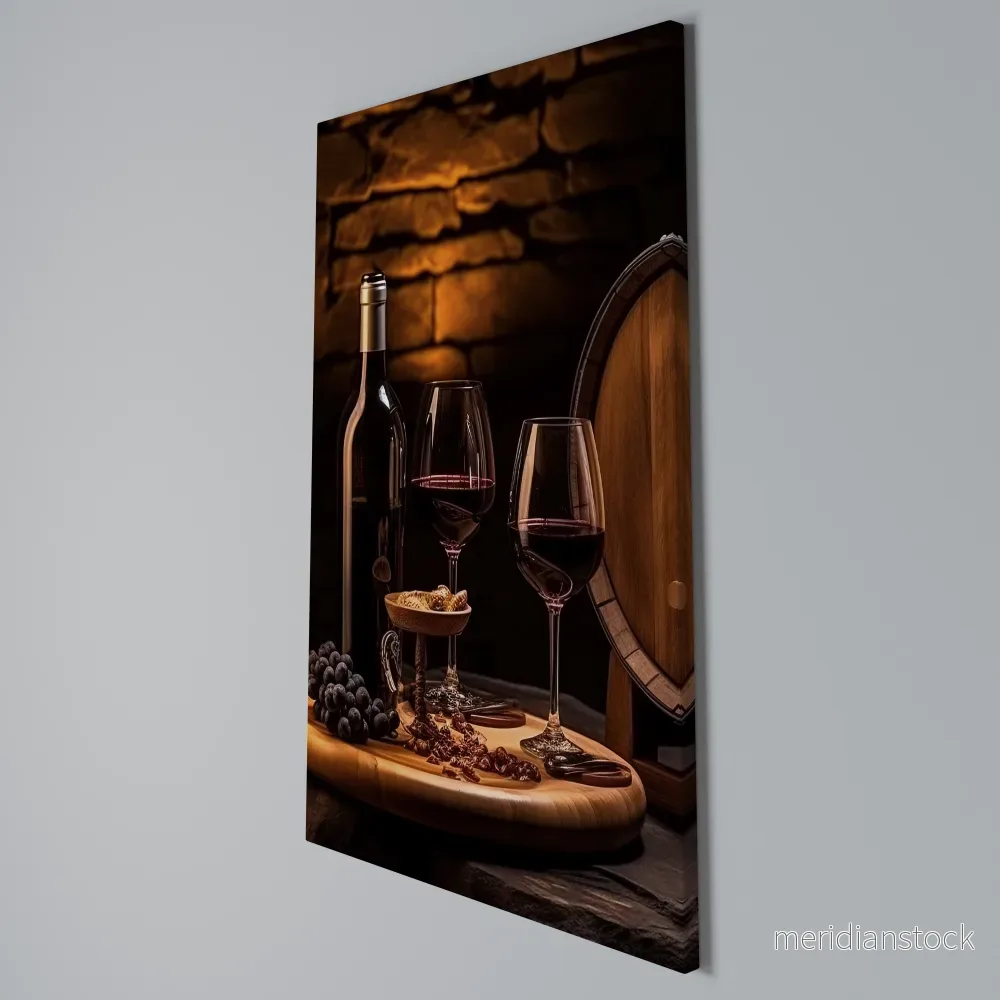 VINTAGE VIGNETTE Vertical Canvas Print - Bild 3