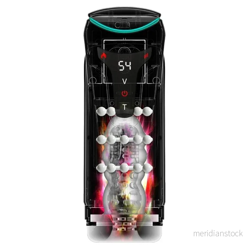 PDX ELITE - MOTO-BATOR PRO THRUSTING STROKER AUTOMATIC VIBRATING AND WARMING MASTURBATOR 26.5 CM - Bild 2
