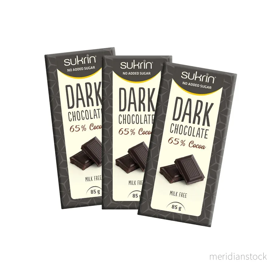 Sockerfri Mörk Choklad SUKRIN 65% 3-pack Sockerfri Mörk Choklad SUKRIN 65% 3-pack