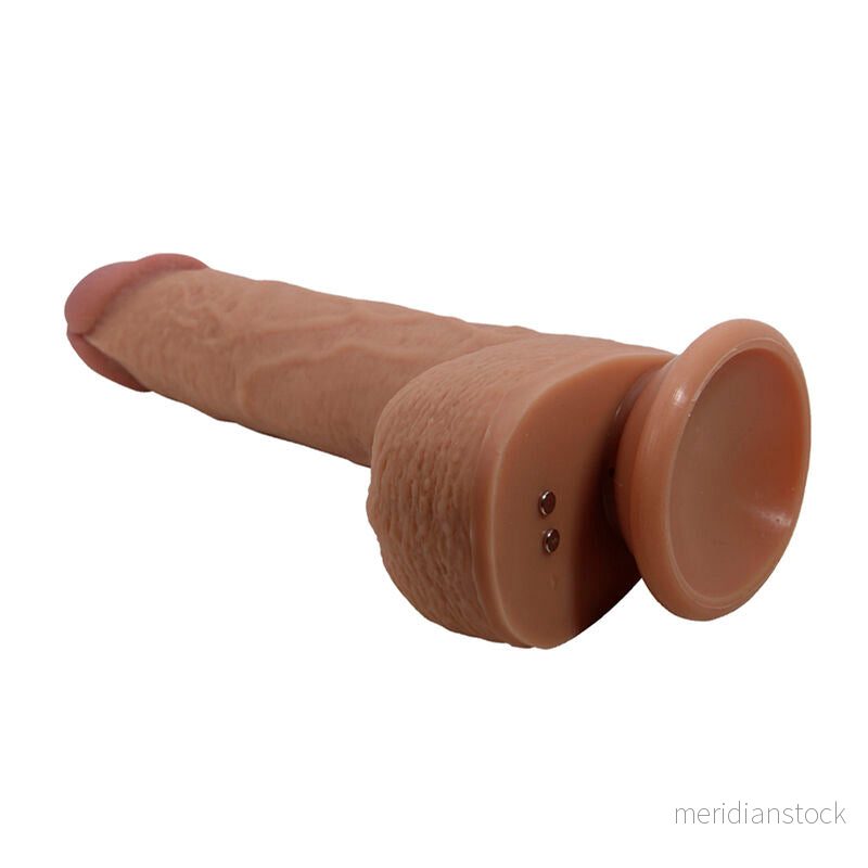 PRETTY LOVE - TOMMY REALISTIC THRUSTING VIBRATOR WITH REMOTE CONTROL DARK BROWN - Bild 2