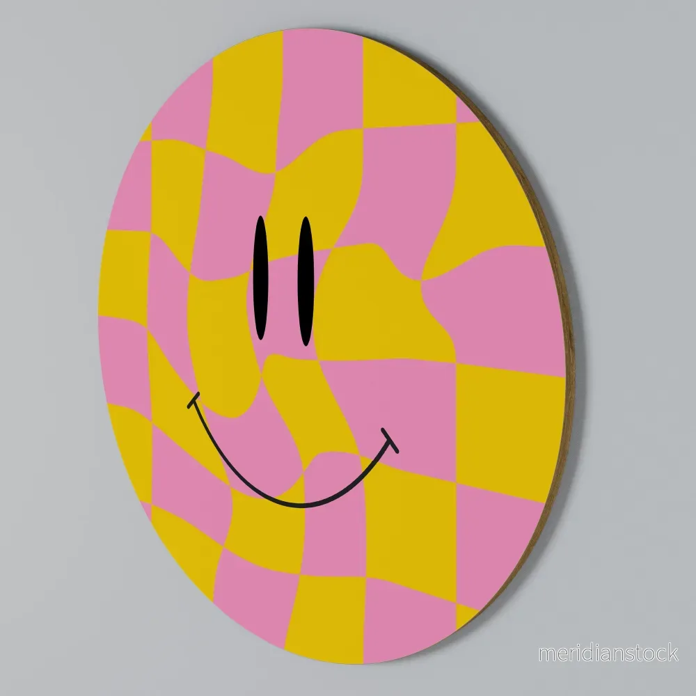 OPTIMISTIC VIBRATIONS Rund väggdekor OPTIMISTIC VIBRATIONS Rund väggdekor