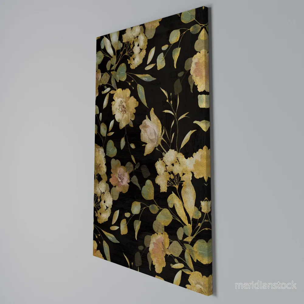 MODEST FLORAL Vertical Canvas Print - Bild 3