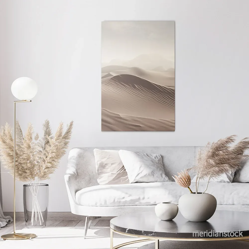 ECHOES OF DUNES Vertical Canvas Print - Bild 2