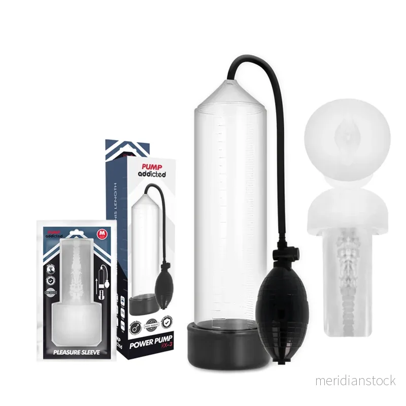 PUMP ADDICTED - RX3 TRANSPARENT WITH PLEASURE SLEEVE - Bild 2