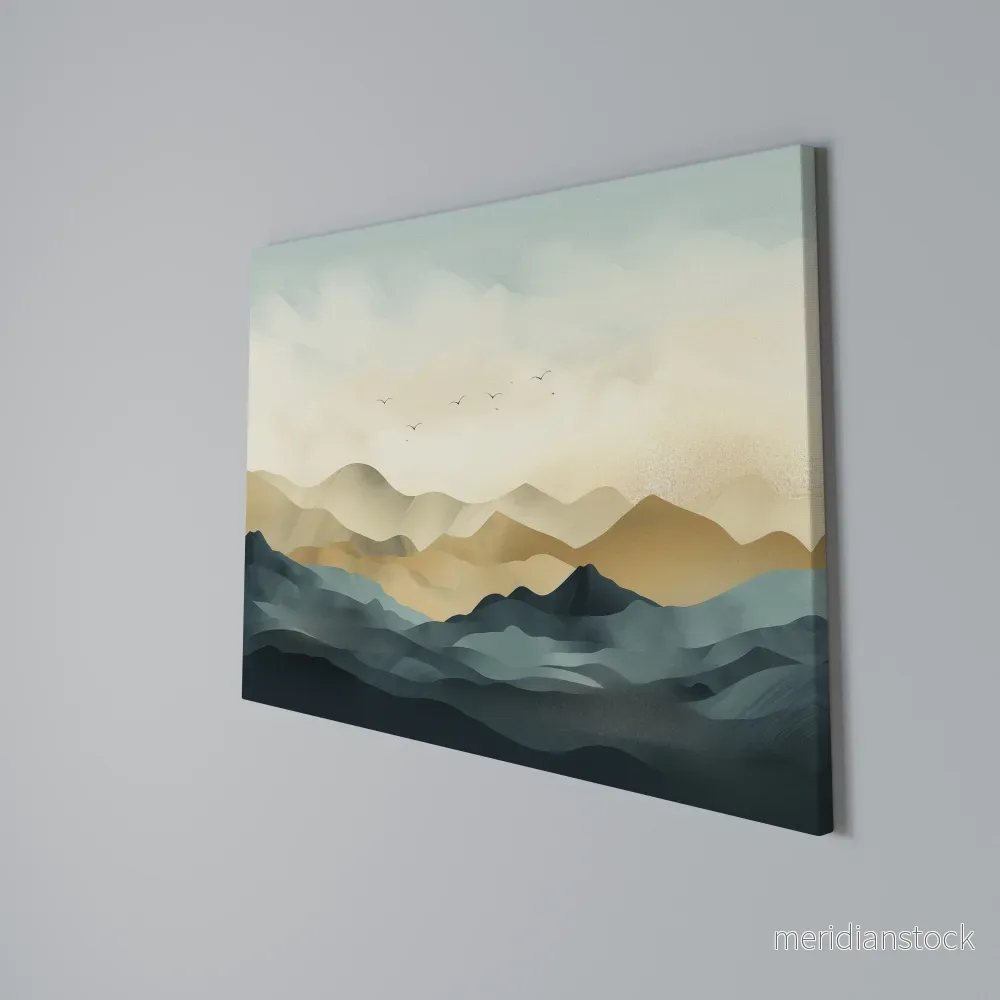 MOUNTAIN MELODY Horizontal Canvas Print - Bild 2