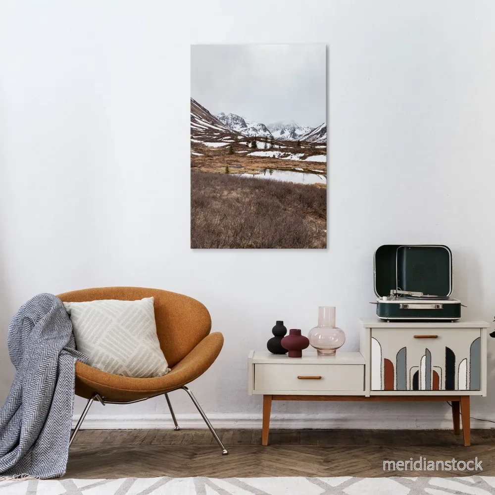 ECHOES OF WINTER Vertical Canvas Print - Bild 2