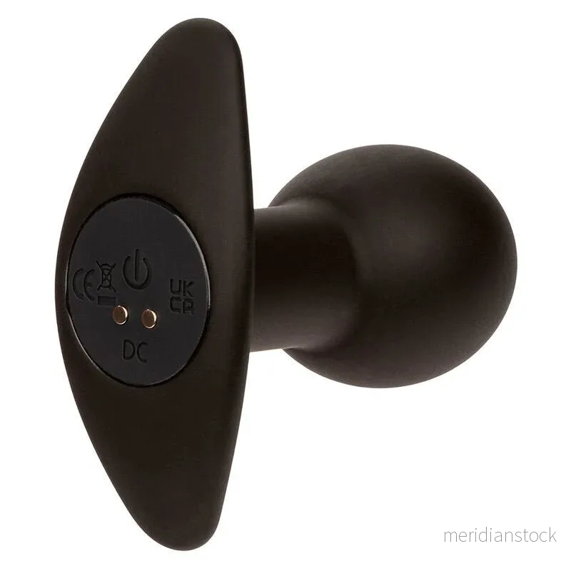 CALEXOTICS - ROCK BOTTOM ANAL PLUG 10 VIBRATIONS SILICONE BLACK - Bild 3