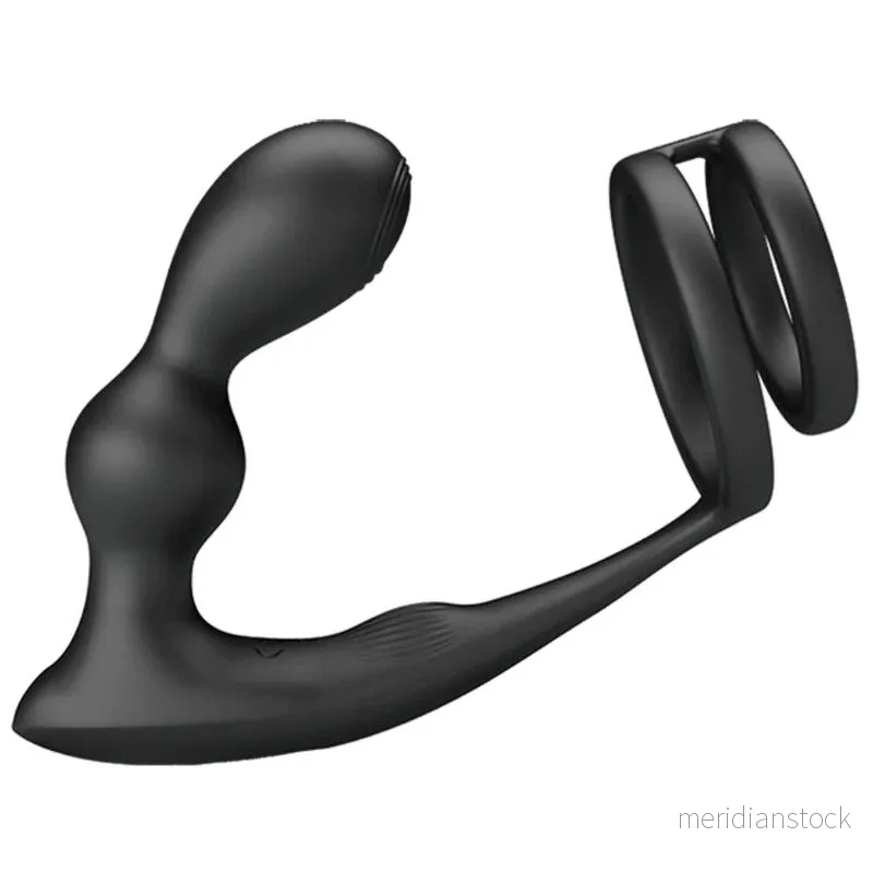 PRETTY LOVE - MARSHALL PENIS RING WITH VIBRATORY ANAL PLUG WITH REMOTE CONTROL - Bild 2