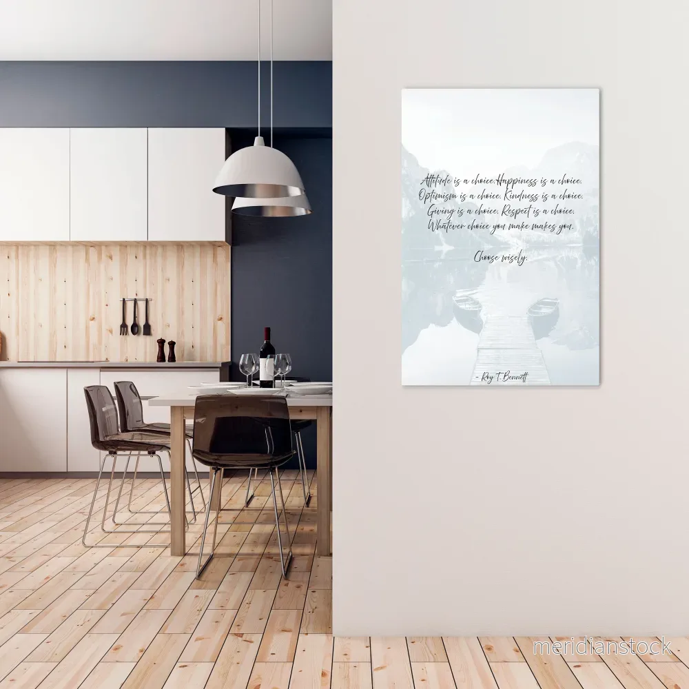 CHOICES IN REFLECTION Vertical Canvas Print - Bild 2