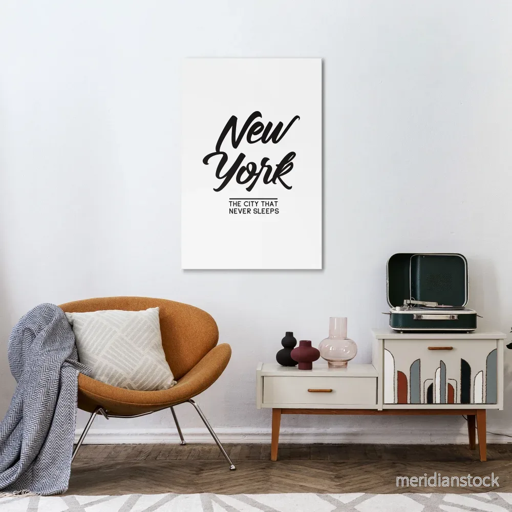AWAKE IN NYC Vertical Canvas Print AWAKE IN NYC Vertical Canvas Print