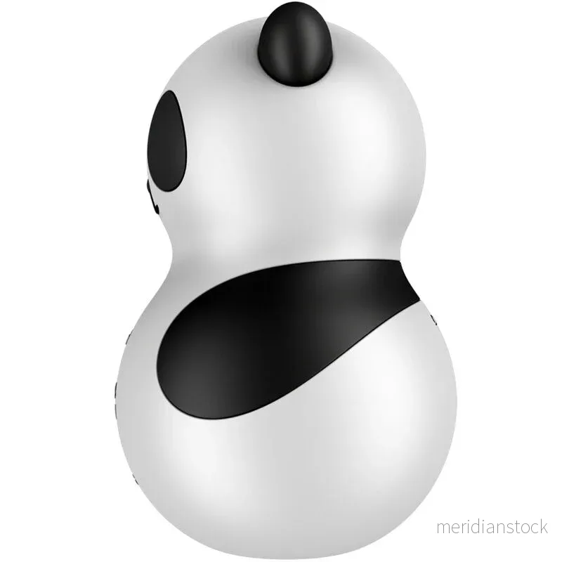 SATISFYER - POCKET PANDA STIMULATOR & VIBRATOR BLACK AND WHITE - Bild 2
