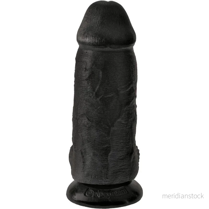 KING COCK - CHUBBY REALISTIC PENIS 23 CM BLACK - Bild 3