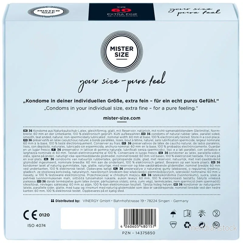 MISTER SIZE - CONDOM SIZE XL 60 MM (36 UNITS) - Bild 3