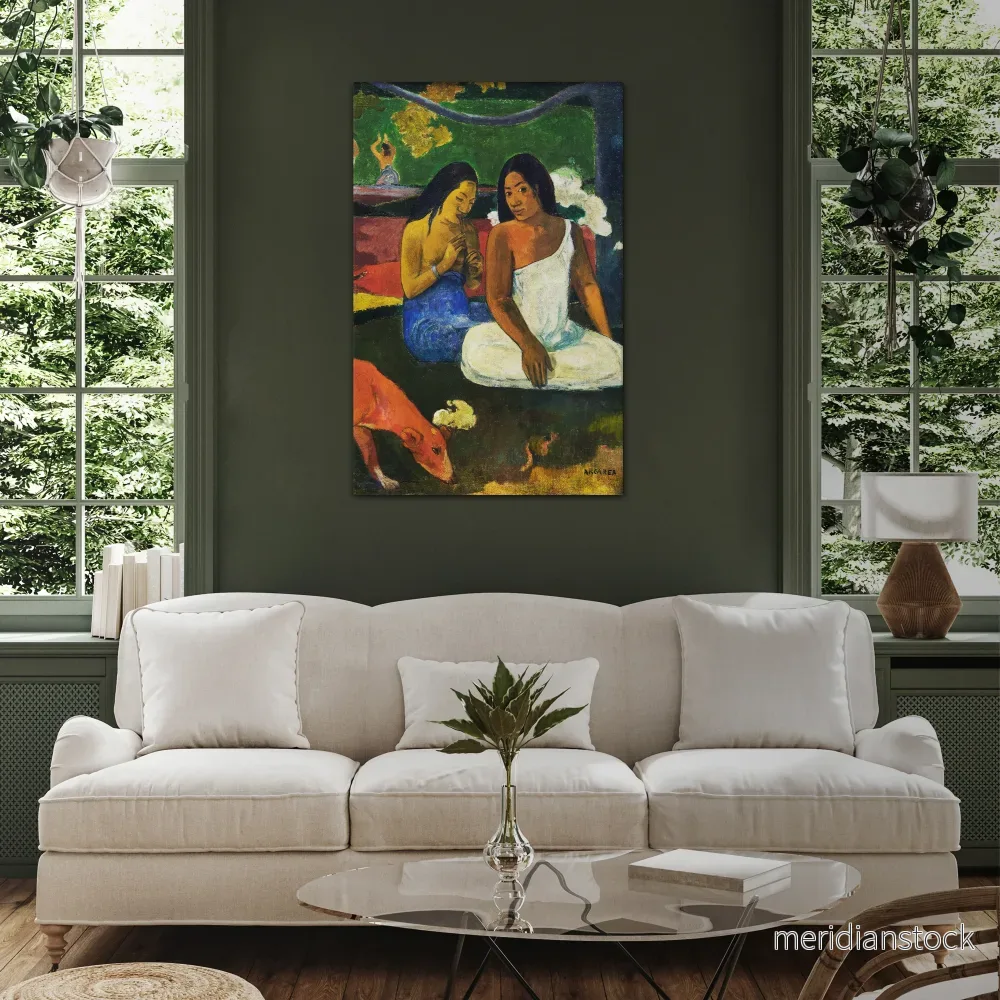 AREAREA BY GAUGUIN Vertical Canvas Print - Bild 2