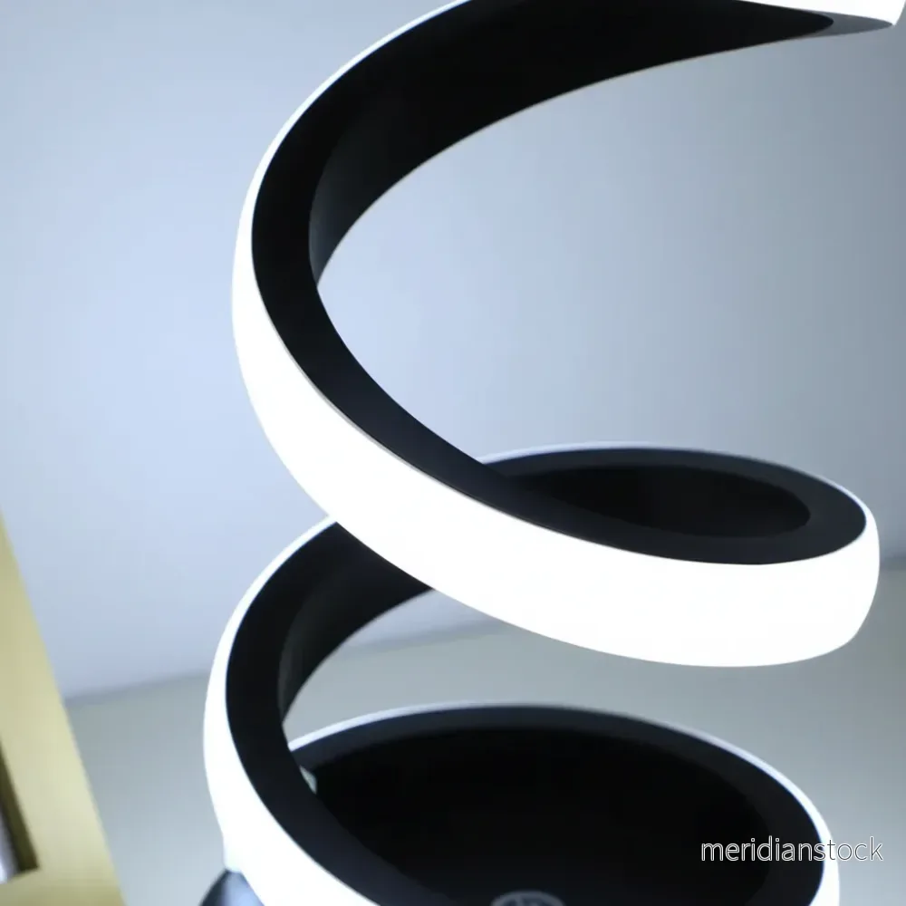 Modern S-form skrivbordslampa - Spiralino - Bild 3