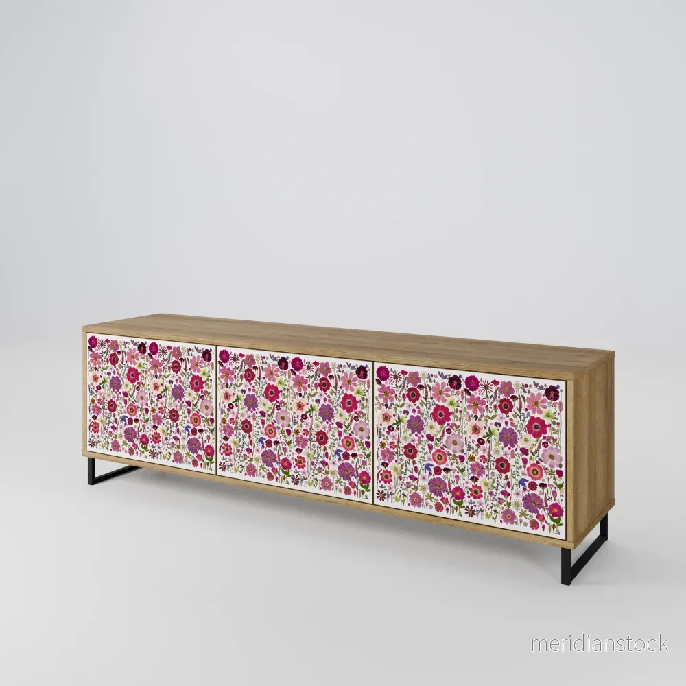PETAL GARDEN 3-Door TV Cabinet - Bild 2