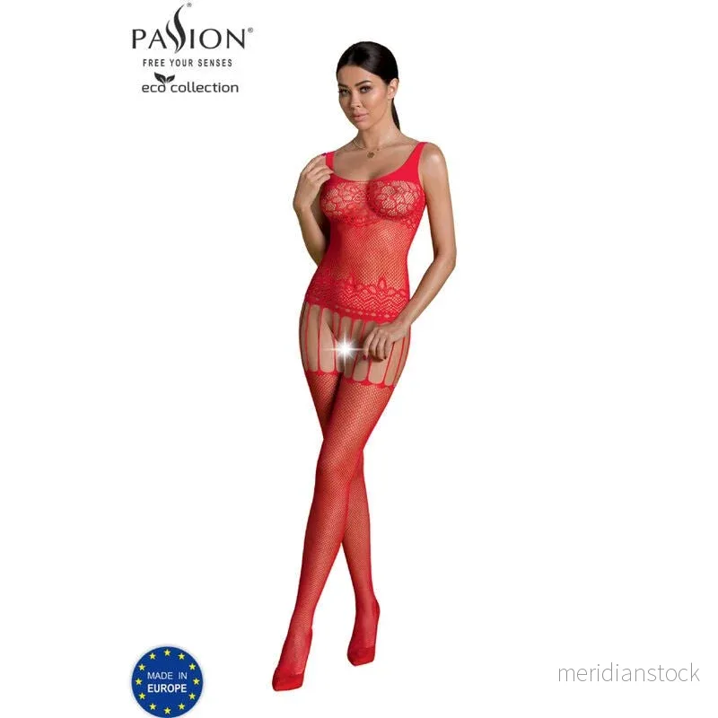 PASSION - ECO COLLECTION BODYSTOCKING ECO BS001 BLACK - Bild 2