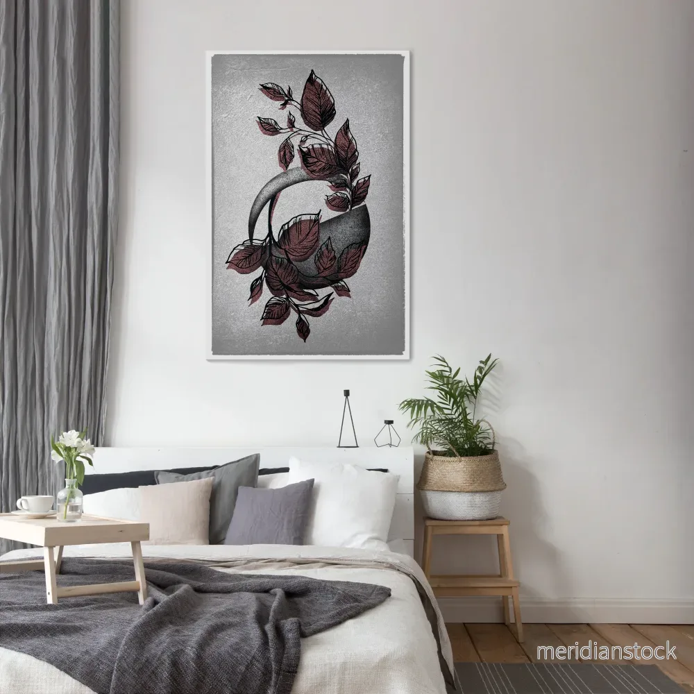 GRAPHIC WONDER Vertical Canvas Print - Bild 2