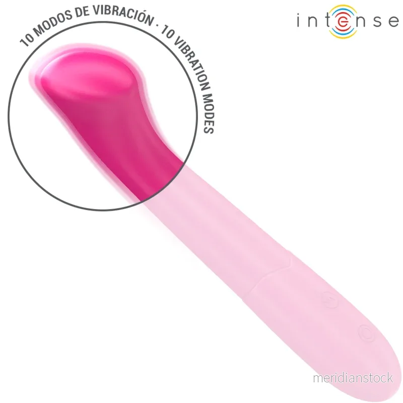 INTENSE - PATY VIBRATOR 19 CM FLEXIBLE 10 VIBRATIONS MODEL 2 PINK - Bild 2