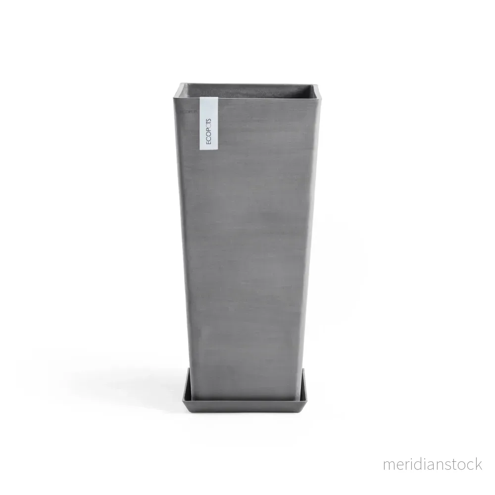 Kruka Rotterdam hög 70cm grå - Bild 3