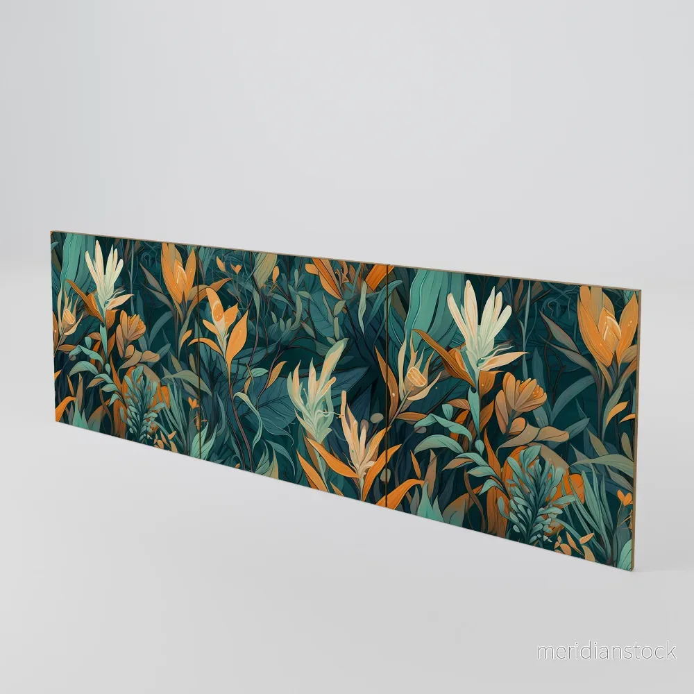 FLORAL SERENITY Luckset med 3 dörrar till sideboard FLORAL SERENITY Luckset med 3 dörrar till sideboard