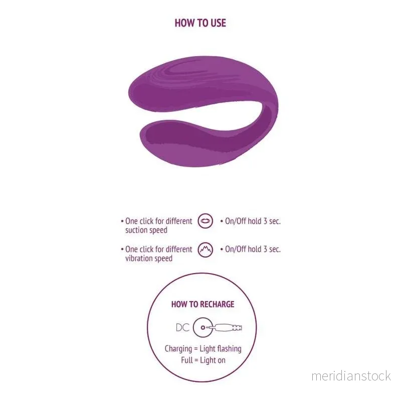 XOCOON - BOUND LOVE COUPLES VIBRATOR PURPLE