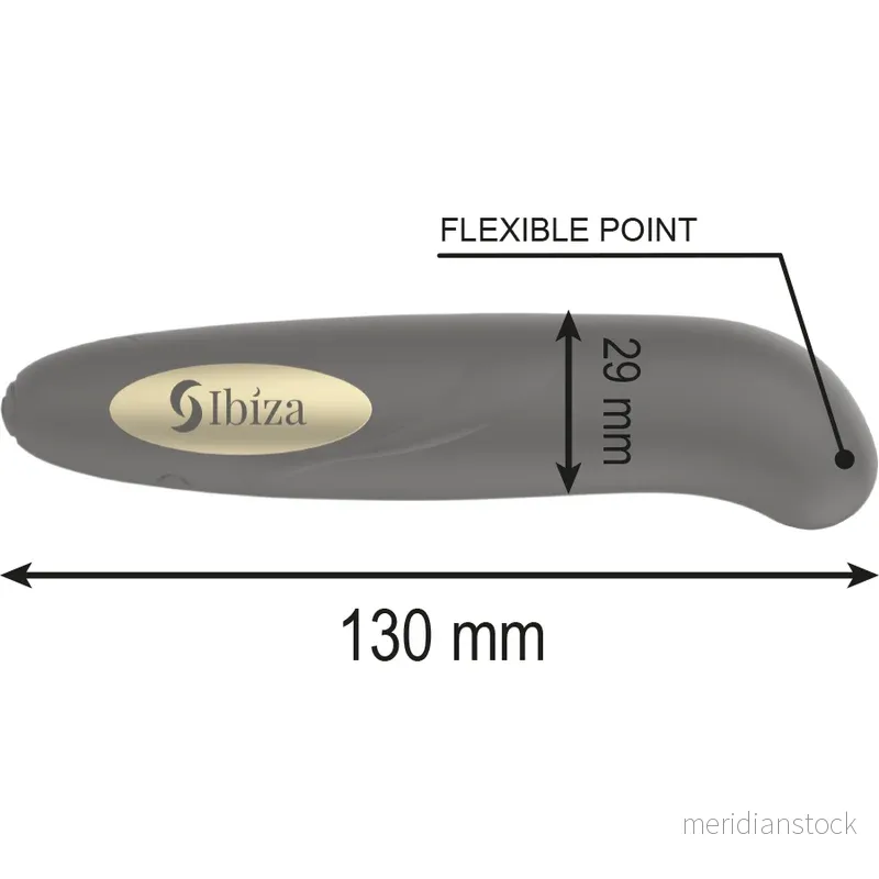 IBIZA - CLIT STIMULATOR USB CHARGER 10 VIBRATION MODES GOLDEN 13 X 2,9 CM - Bild 3