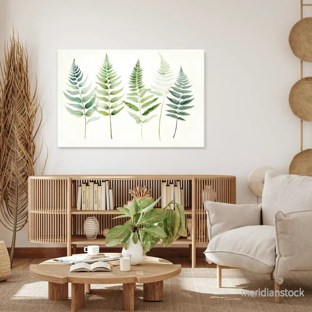 FERN MAJESTY Horizontal Canvas Print - Bild 2
