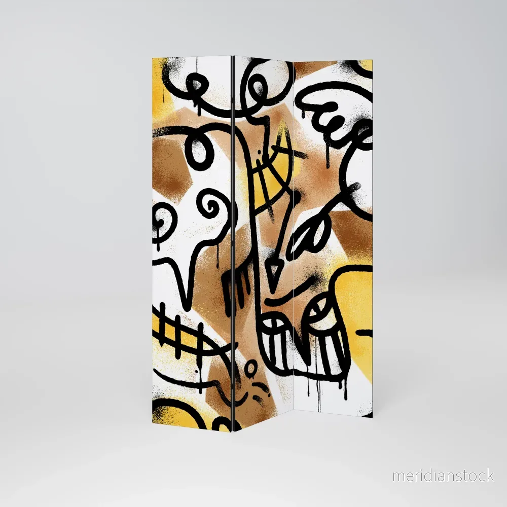 URBAN CANVAS Dekorativ rumsavdelare – 3 paneler