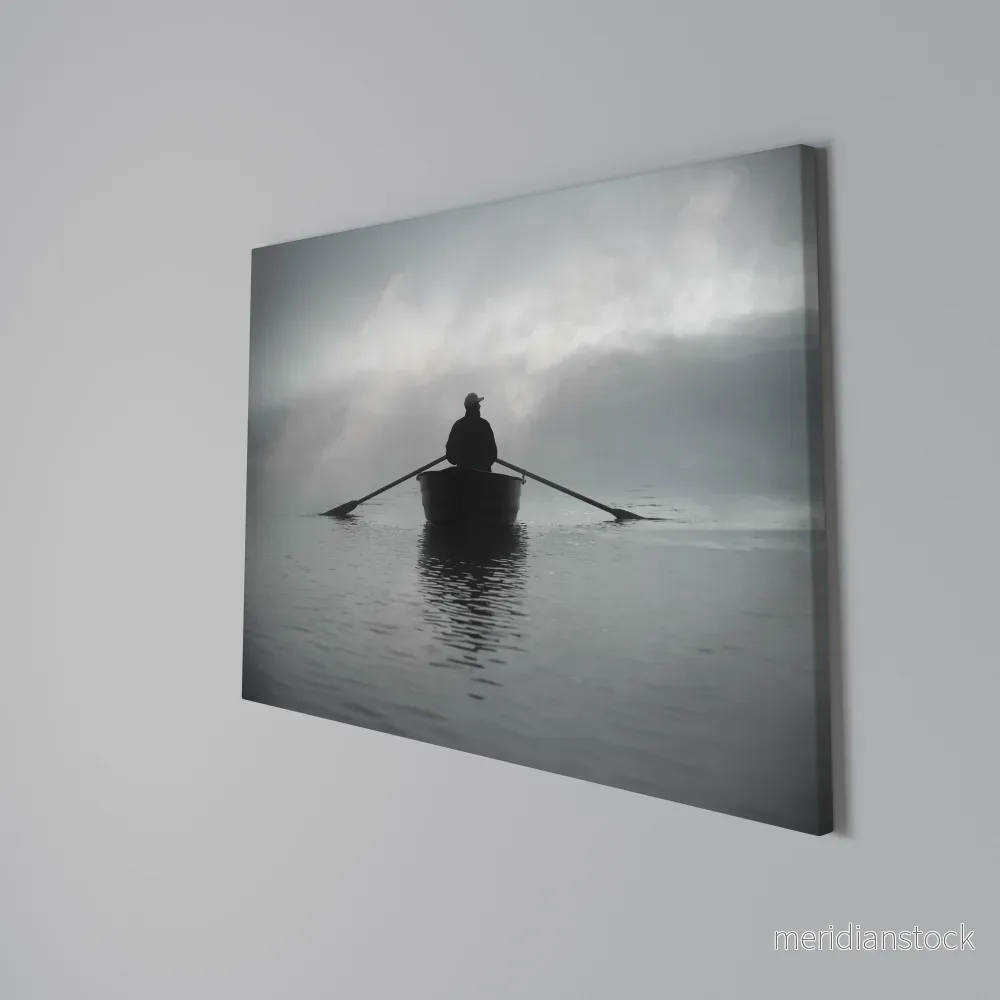 SAIL INTO THE UNKNOWN Horizontal Canvas Print - Bild 3