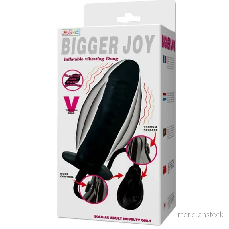 BAILE - BIGGER JOY INFLATABLE DILDO WITH VIBRATION 16 CM - Bild 3
