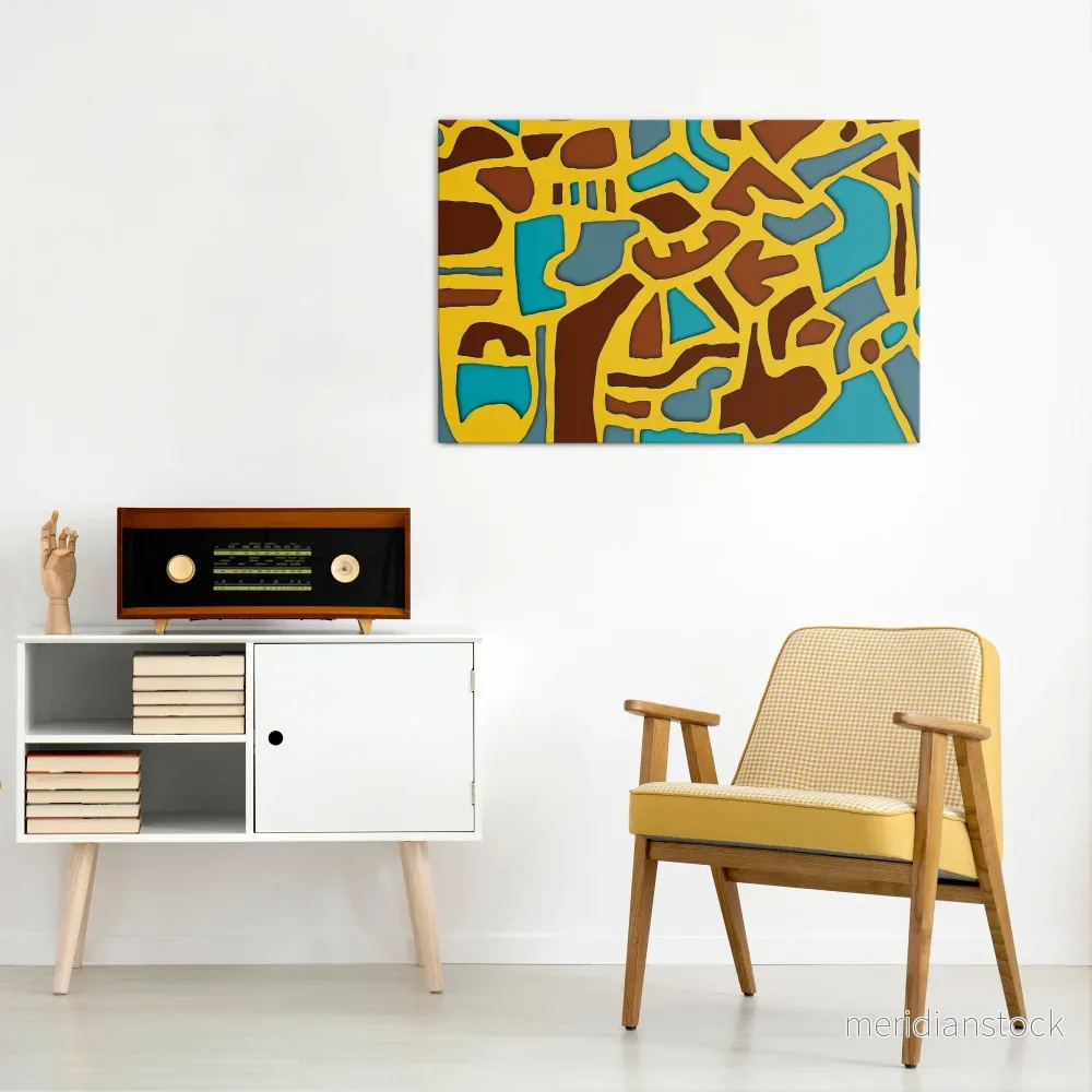 ASSYMETRICAL HARMONY Horizontal Canvas Print - Bild 2