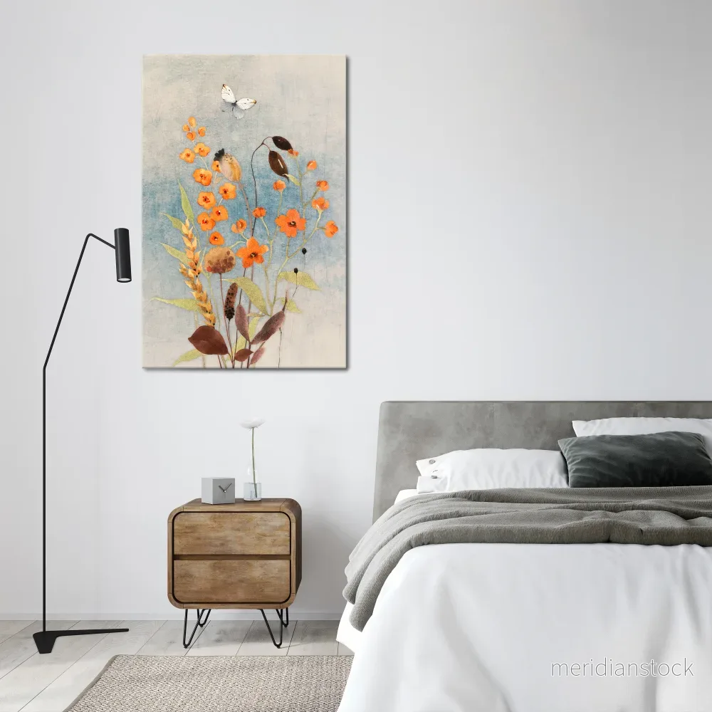 WHISPERS OF WILDFLOWERS Vertical Canvas Print