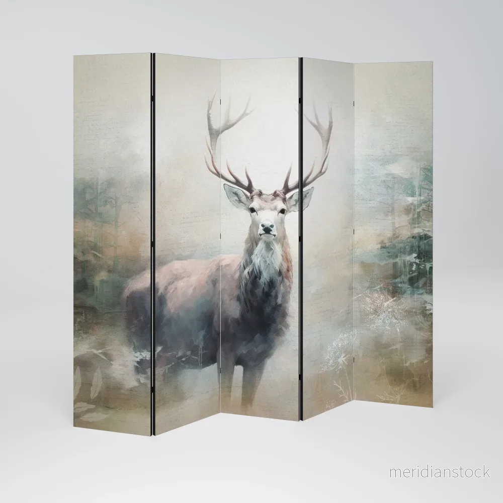 FOREST KING Dekorativ rumsavdelare – 5 paneler - Bild 2