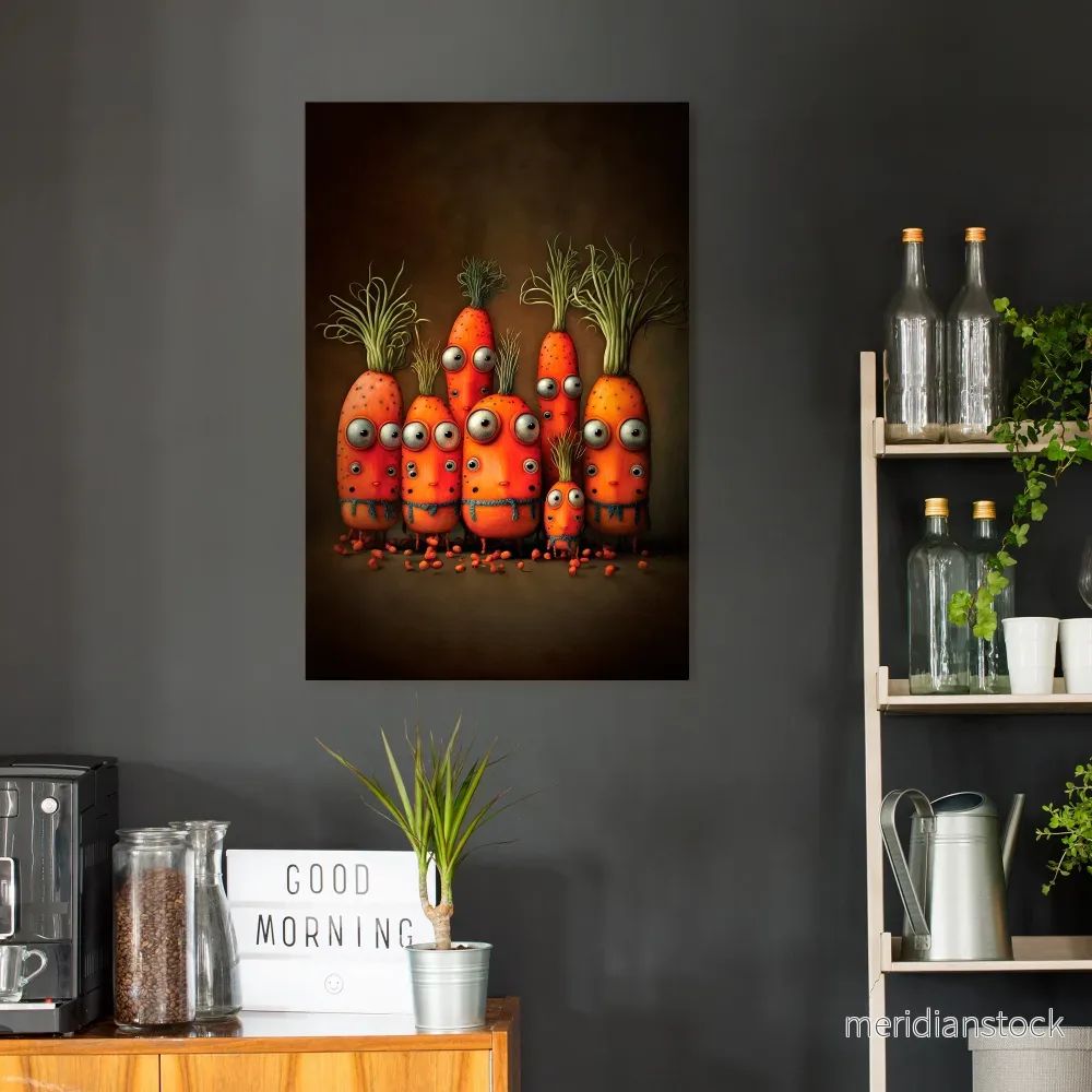 CUTE OR SCARY Vertical Canvas Print - Bild 2