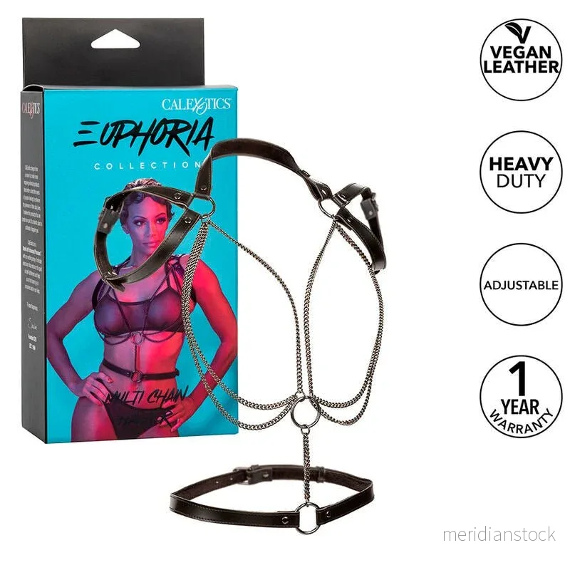 CALEXOTICS - EUPHORIA MULTICHAIN HALTER HARNESS PREMIUM