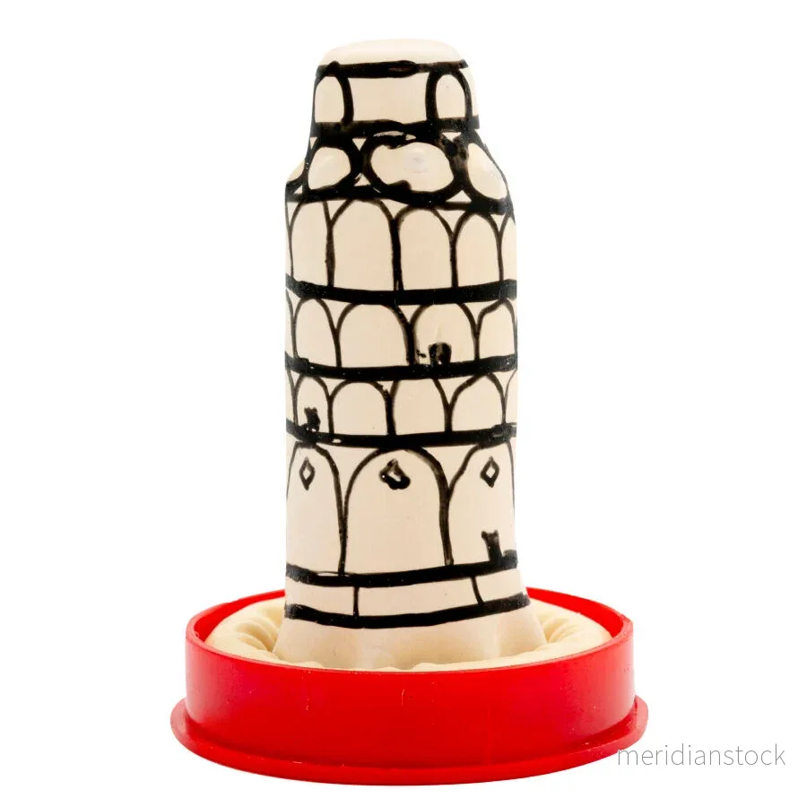 CONDOMERIE - HANDPAINTED NOVELTY CONDOMS PISA TOWER - Bild 2