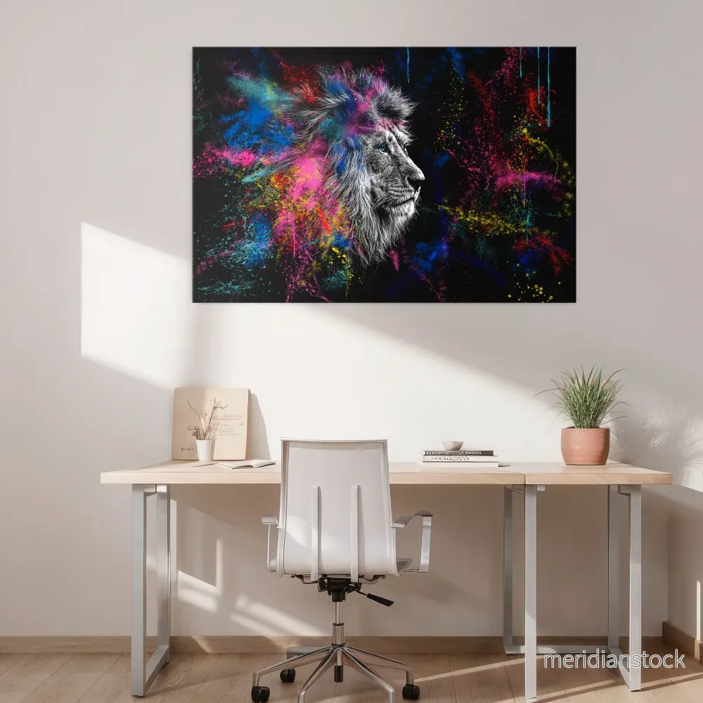 LION ARTISTRY Horizontal Canvas Print - Bild 2