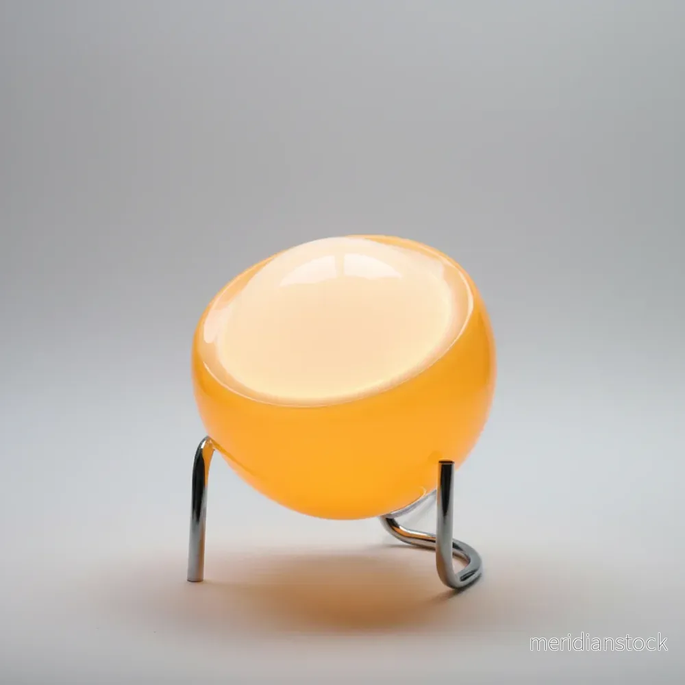 Retro glasbordslampa - GlassHaven - Bild 2
