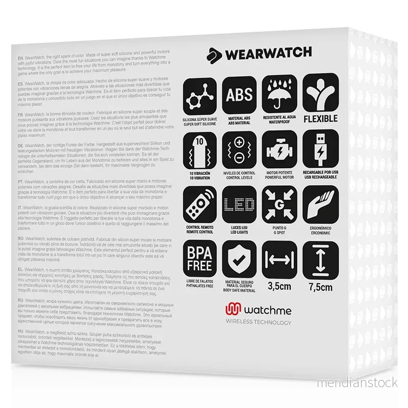 WEARWATCH - WATCHME TECHNOLOGY REMOTE CONTROL EGG BLUE / JET - Bild 2