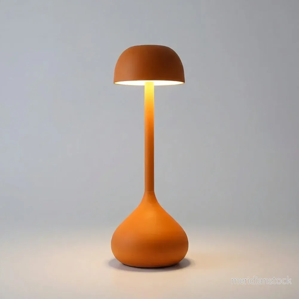 Trådlös svampformad bordslampa - Moonara - Bild 2