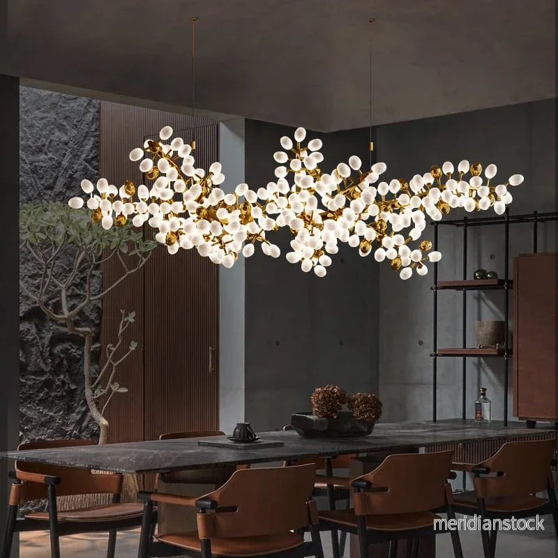 Ljuskrona Zygote – modern LED-pendellampa i 5 storlekar, ljuskällor ingår