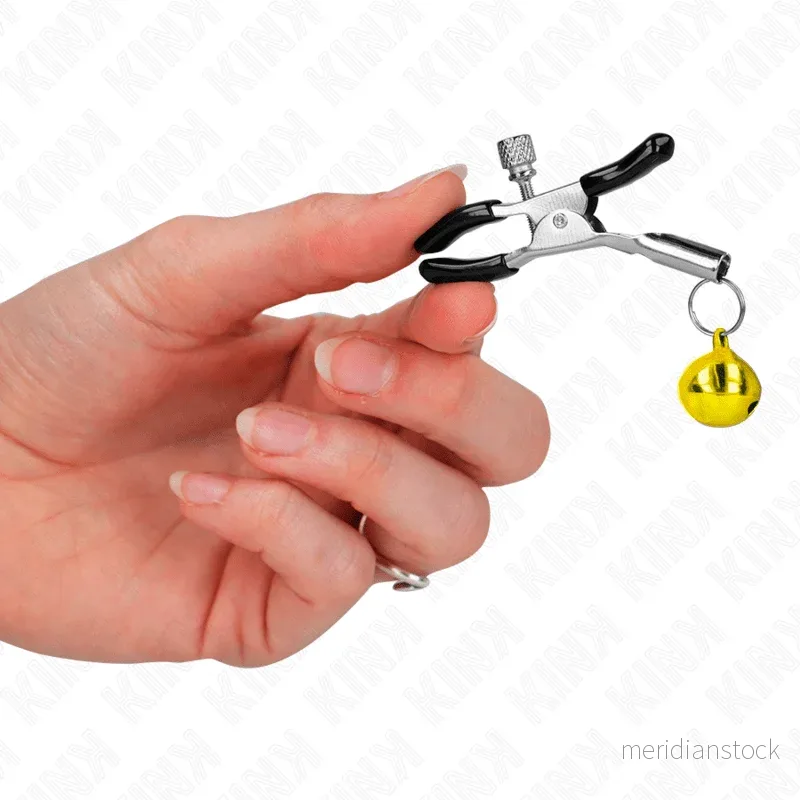 KINK - GOLD SINGLE BELL NIPPLE CLAMP 6 CM - Bild 3