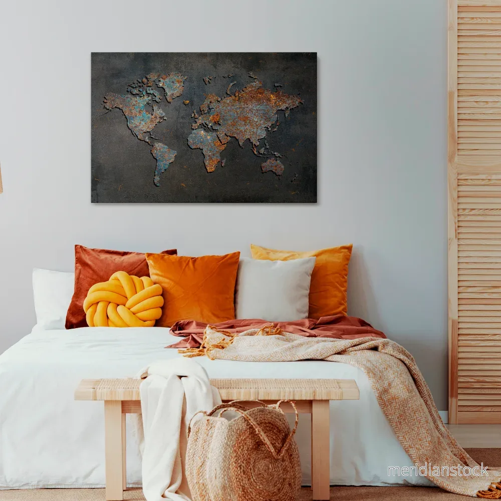 TIMEWORN TOPOGRAPHY Horizontal Canvas Print - Bild 2