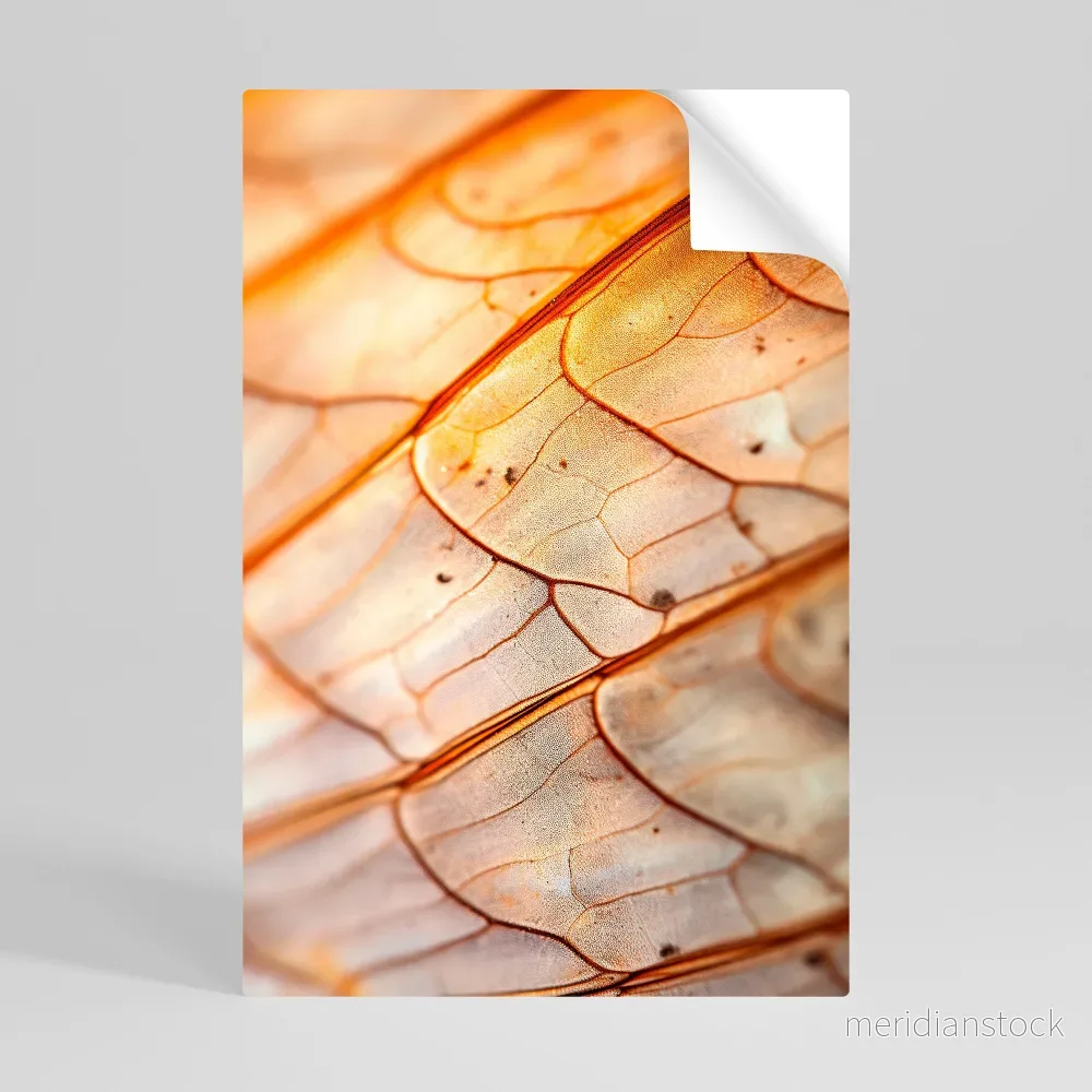 ELEGANT VEINING Självhäftande Vertikal Poster - Bild 2