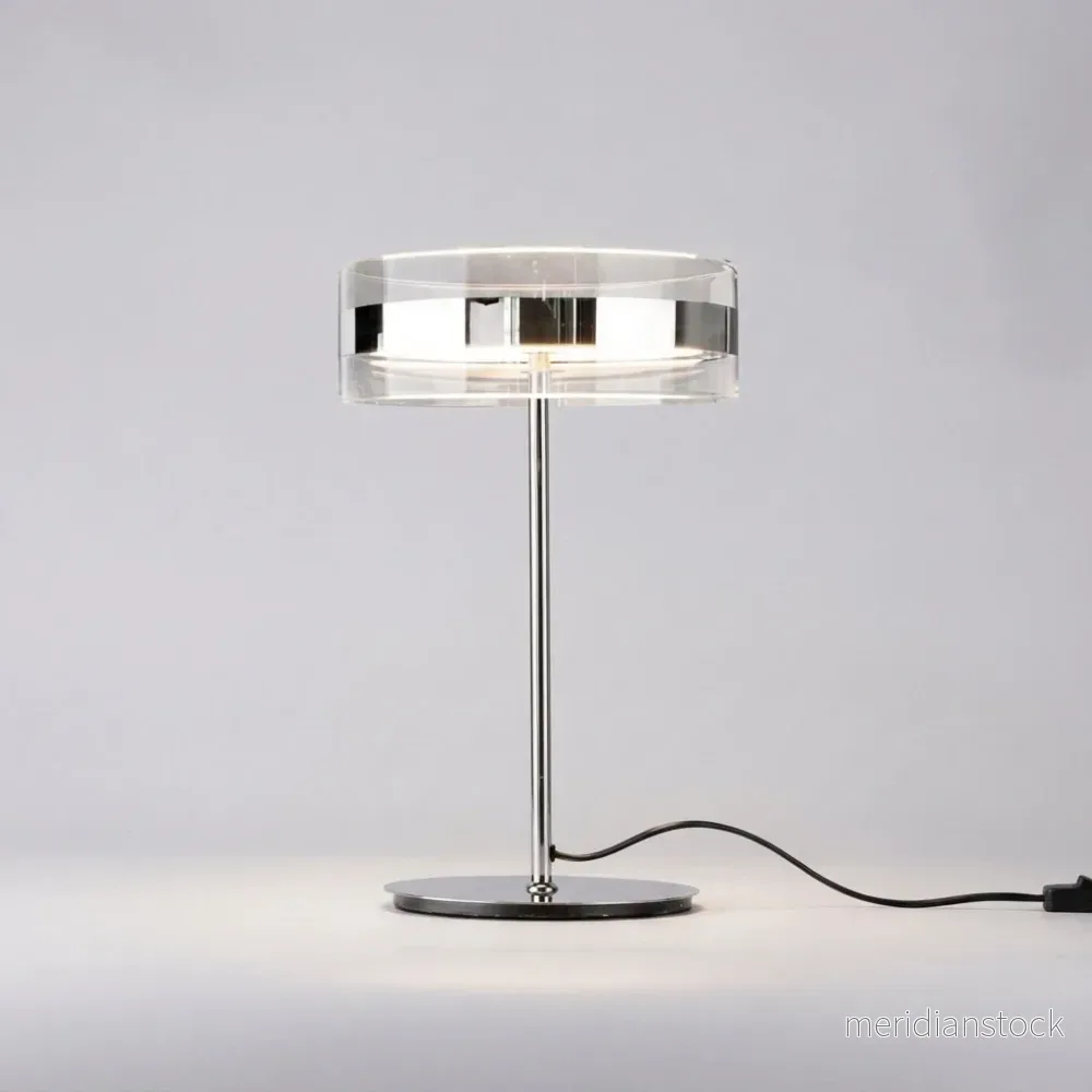 Modern cylindrisk bordslampa – Clarivon - Bild 2