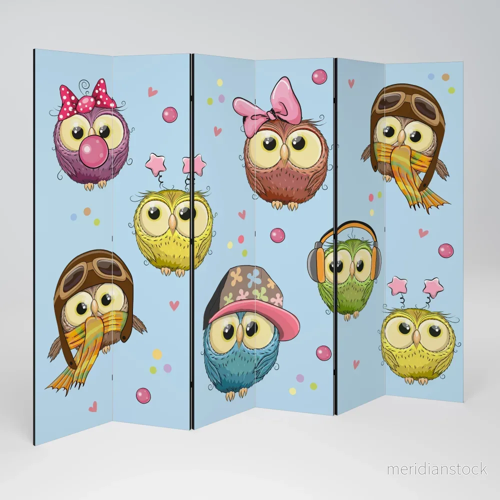 OWLY SQUAD Rumsavdelare 6 paneler - Bild 2