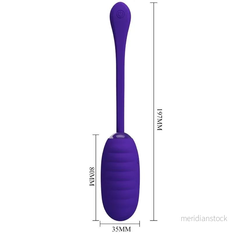PRETTY LOVE - KIRK RECHARGEABLE VIBRATING EGG PURPLE - Bild 2