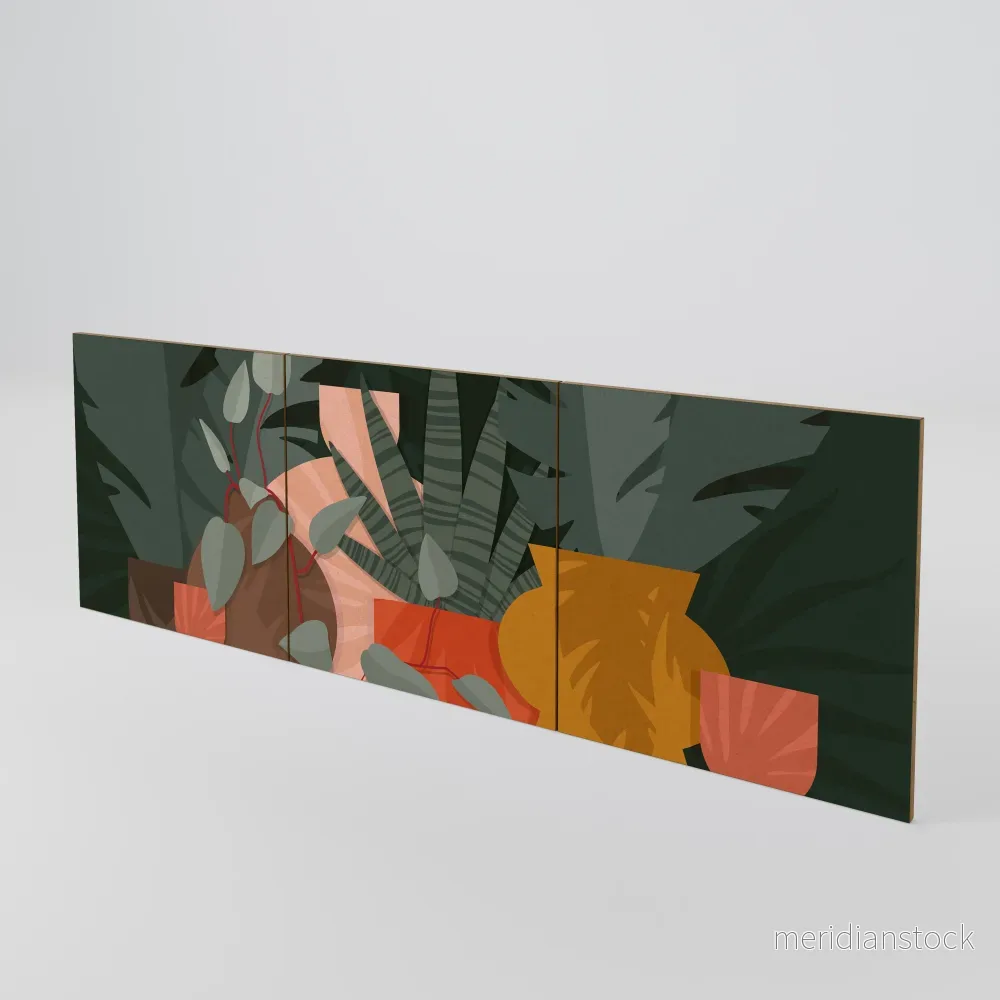 TROPICAL COMPOSITION Luckset med 3 dörrar till sideboard TROPICAL COMPOSITION Luckset med 3 dörrar till sideboard
