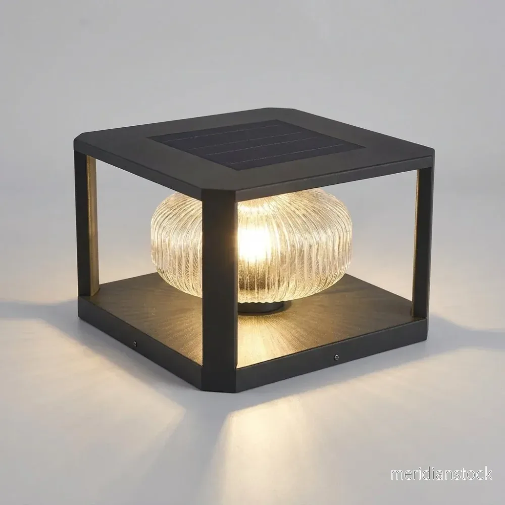 Modern kub-postlampa – Solaraeon - Bild 2